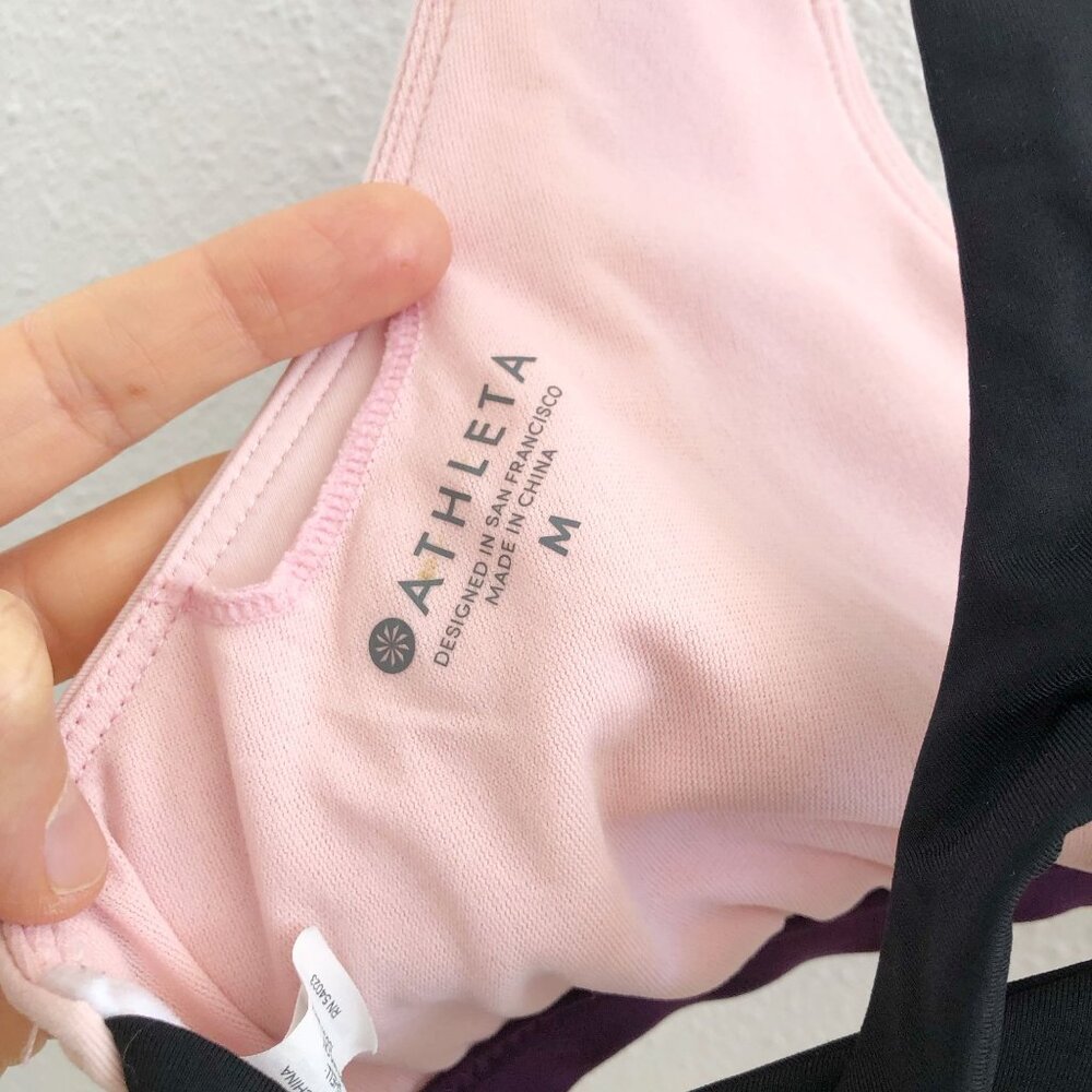 Athleta Modblockplungebikinitopsize Medium - image 4